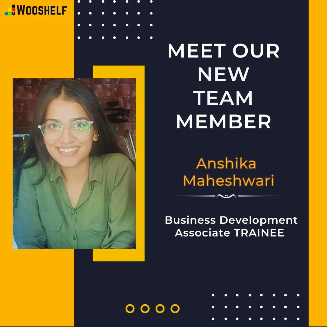 WooshelfTech's tweet image. Welcome to the team Wooshelf Family #Anshika and #Jyoti kalta
Congratulations and on behalf of all the wooshelf team members.

#welcometotheteam #developer  #reactdeveloper #bussinessdevelopment  #bussinessgrowth #develop #internship #jobopportunity  #bussinessgrowth #hiringalert