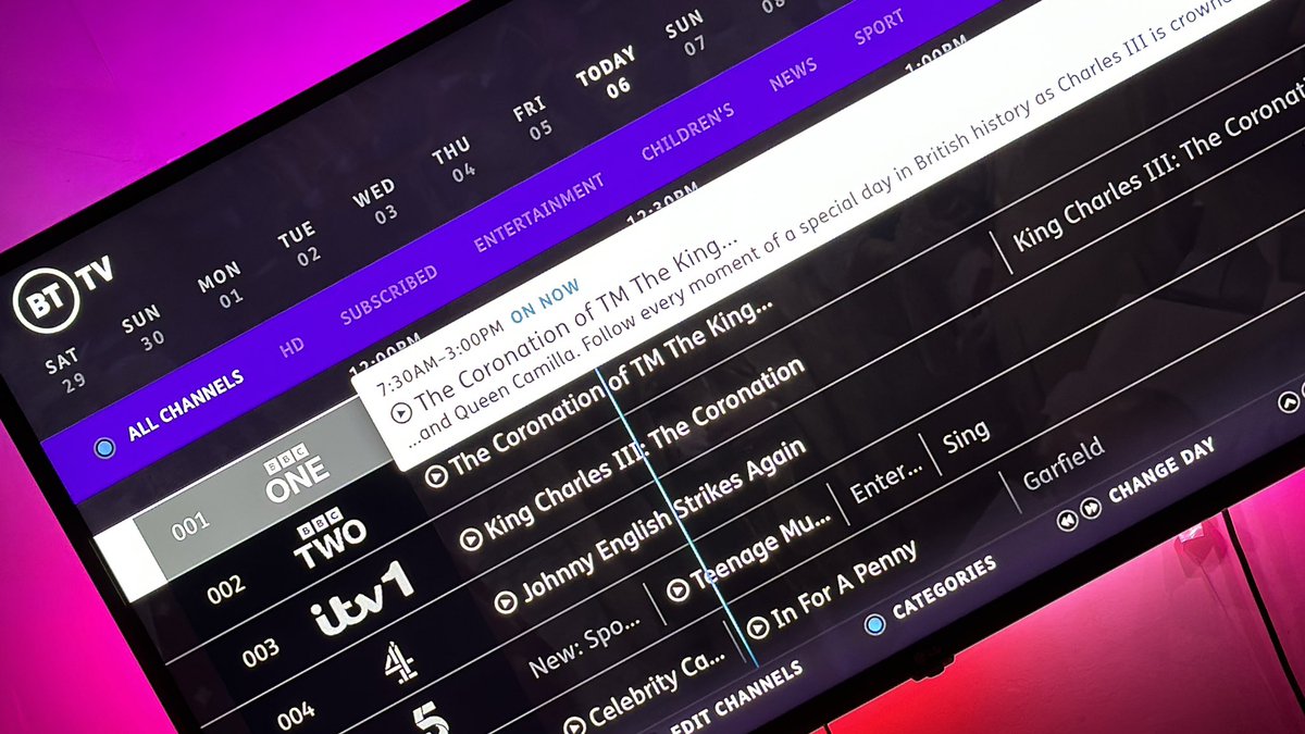 Tom_Muzzy_2001's tweet photo. Comedy gold from channel 4 playing Johnny English during the Coronation @Channel4 #Coronation   #JohnnyEnglish #KingCharlesIII #KingCharles #rowanatkinson #johnnyenglishstrikesagain https://t.co/g6N4xv8WU9