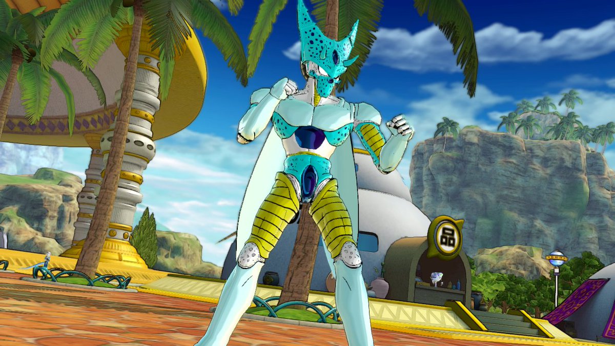 SonChrisYT's tweet photo. Here's some screenshots of a Bio Android character a friend and I made together. Introducing Mito! #BioAndroidRace https://t.co/Vy5Juj0TSr