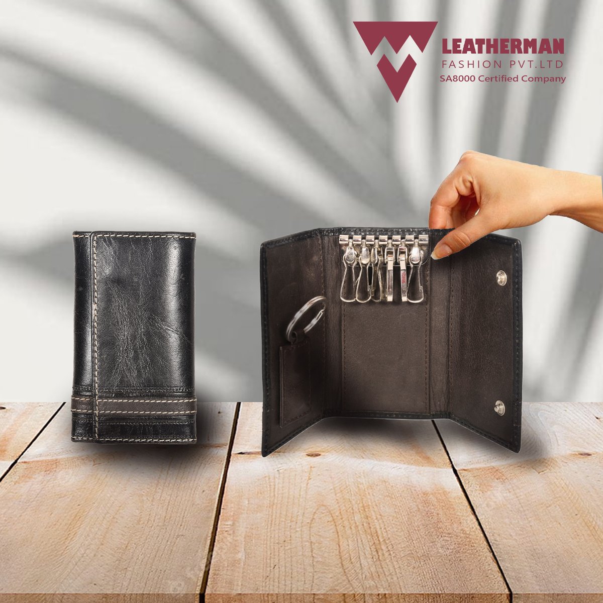 LeathermanFash's tweet image. Leatherman Fashion Genuine #Leather #Black Color #keycase for #unisex
Available on:
bit.ly/44BWDEO (Flipkart)
amzn.to/3pdsgVl (Amazon)