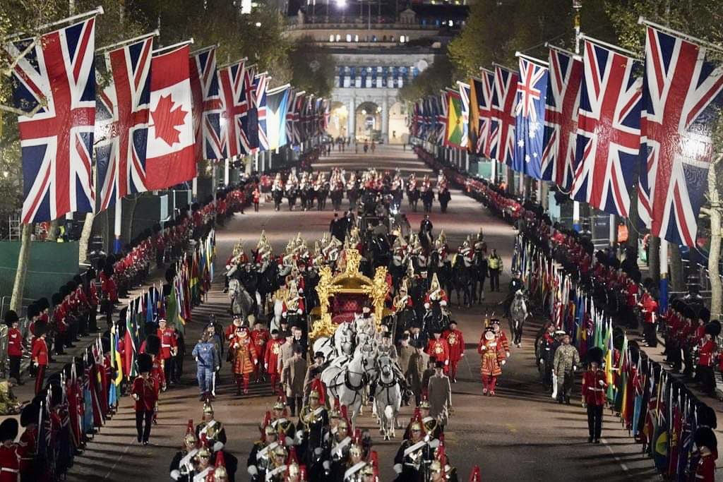 Mom woke up early this morning to watch her 3rd coronation. She listened to radio for King George VI in 1937 when she was 11 years old, Queen Elizabeth II in 1953 at 27 years of age and King Charles III 2023 at 96 years! Way to go mom! #coronation