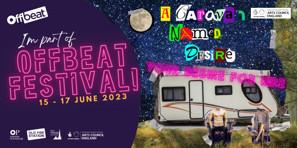Just thought we'd  drop this little reminder that we'll be bringing #ACaravanNamedDesire to this years @OffBeatOx to @OxfordPlayhouse's #BurtonTaylorStudio on 16th June!!

offbeatoxford.co.uk/whats-on-2023/…

#OffbeatOxford #theatre