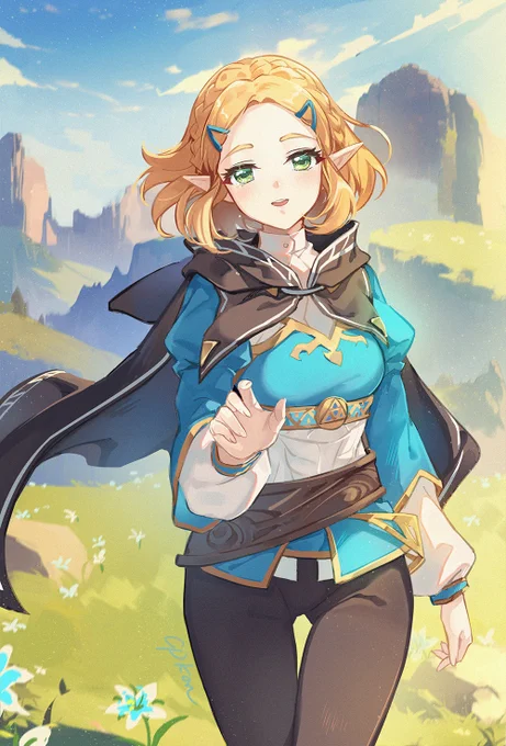 #ゼルダの伝説 #ゼルダ姫 #zelda  "來尋找我吧"   還有一周