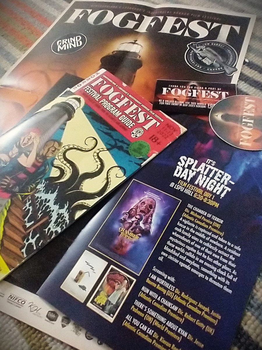 I bloody love the folks at <a href="/GRINDMINDHORROR/">GRIND MIND</a> ❤️‍🔥

Out of all the festivals that ALL YOU CAN EAT was screened at, there are a few that stand out for their passion, community and understanding of indie horror. Fog Fest was most certainly one of these!
Thank you 🙏

#toxicburrito 🌯