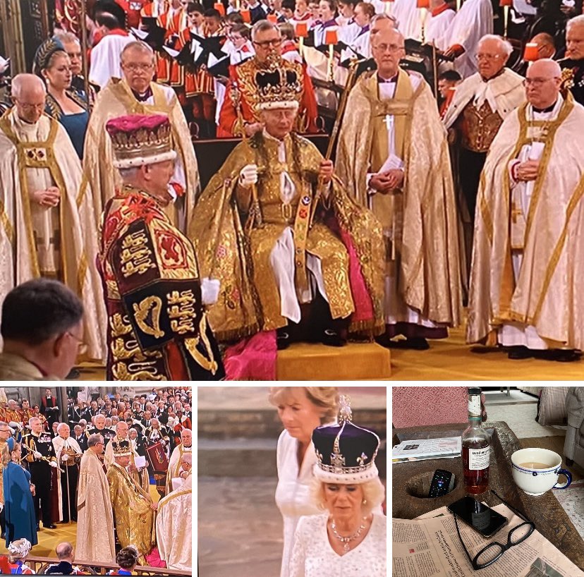 In need of American bourbon with my tea this morning #KingCharles #KingCharlesIII (not sure Welby’s gargantuan coercions will raise low numbers of C of E churchgoers)