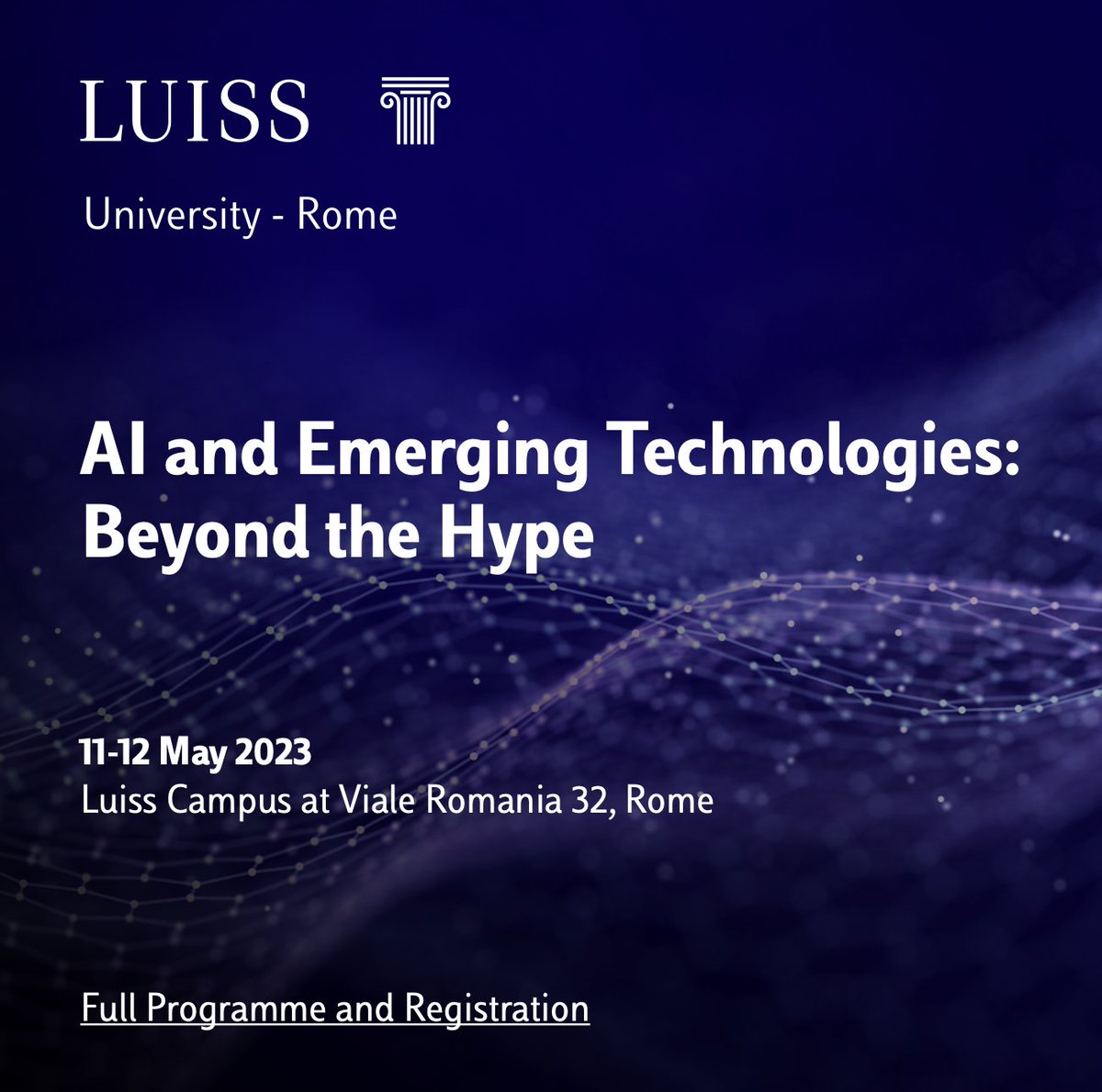 On 11-12 of May <a href="/UniLUISS/">Luiss Guido Carli</a> a community of 70 scholars will gather to discuss AI and its implications for organizations and society #TheorizingAI

<a href="/Lauren_wbg/">Lauren Waardenburg</a> and I look forward to welcoming colleagues and friends 😊

Full Programme and streamings 👇
luiss.it/evento/2023/05…