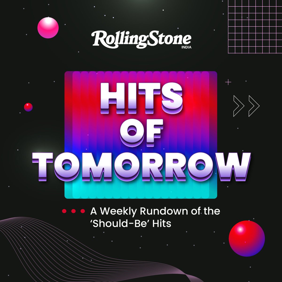 RollingStoneIN's tweet photo. From @le_sserafim @ to @wearegalantis with @jvkesongs and @iamenisa - @live4todayamit shares the weekly SHOULD-be hits on #HITSOFTOMORROW also featuring @gryffinofficial @_megmoroney @iconapop &amp; more. Agree?

https://t.co/kcyjgTxWYd https://t.co/xrXUe9aqm0