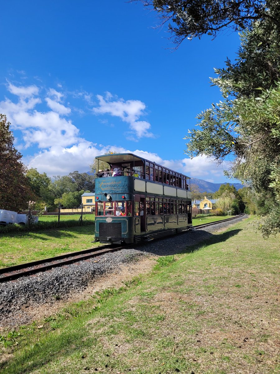 Toe kom doen ons gou die in Franschoek ! #winetram