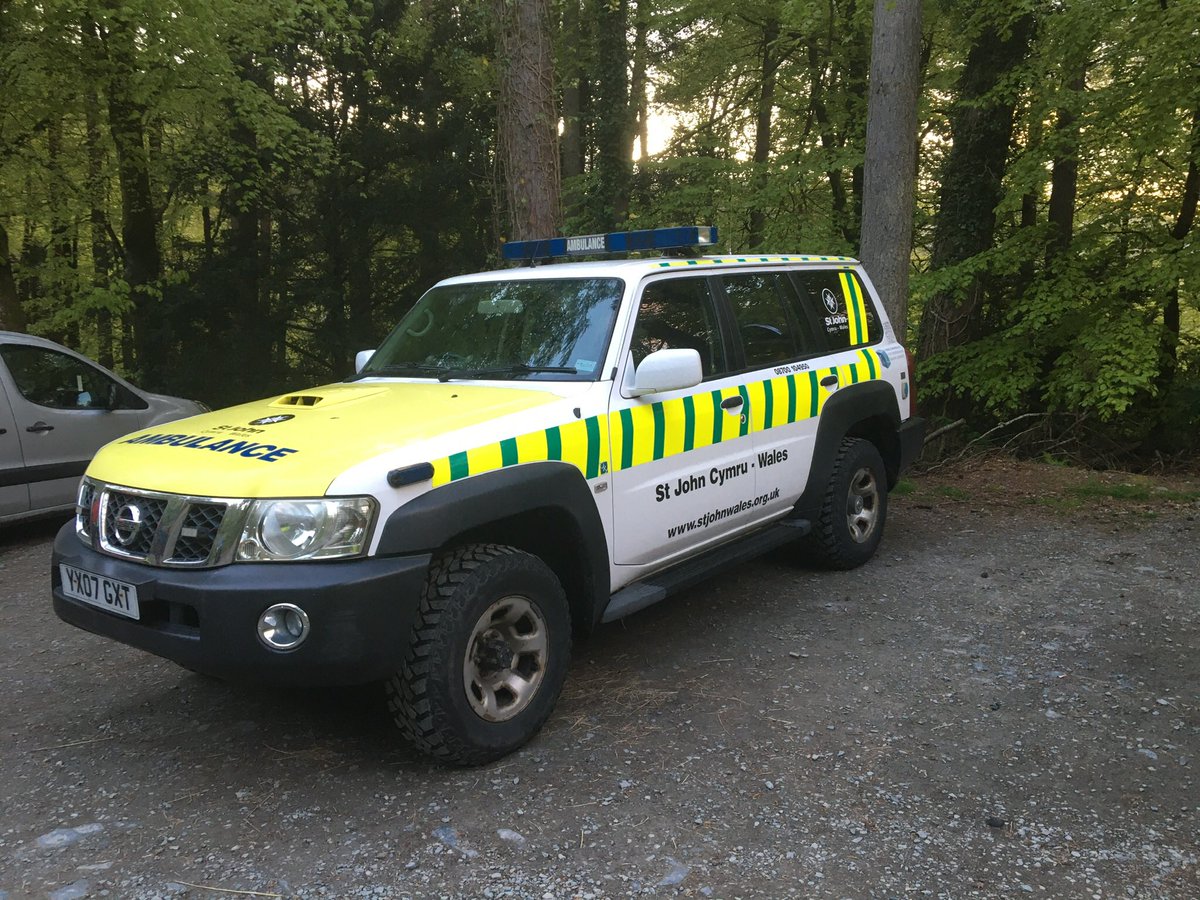 RodP34's tweet photo. Last night I was in the North Wales forests on a different duty. Normally I’m on safety radio marshal duties, this time it was first aid cover for a mountain bike stage rally. #stjohnambulancecymru #motorsportuk https://t.co/uoASVjKNsy