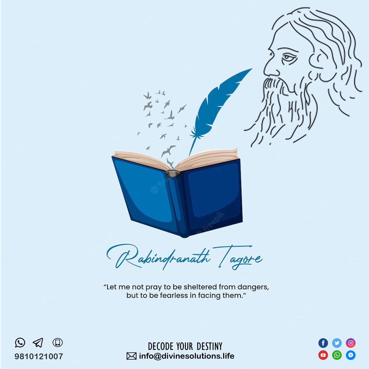DivineSolutio15's tweet photo. #rabindranathtagorejayanti #india #quotes #bhfyp #dance #quote #bookstagram #poetry #quoteoftheday #books #shoutout #poet #kolkata #literature #bengal #bangladesh #kolkatadiaries #bengali #calcutta #bangla #rabindranathtagore https://t.co/A2W1PrnnQc