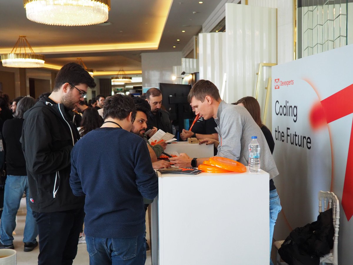 javadayistanbul's tweet image. 🎉 Thanks to our Gold Sponsor @devexperts for their support at Java Day Istanbul! Your contributions make it a fantastic experience! Grateful for your commitment to the Java community! #Javadayistanbul #Devexperts #GoldSponsor #Appreciation