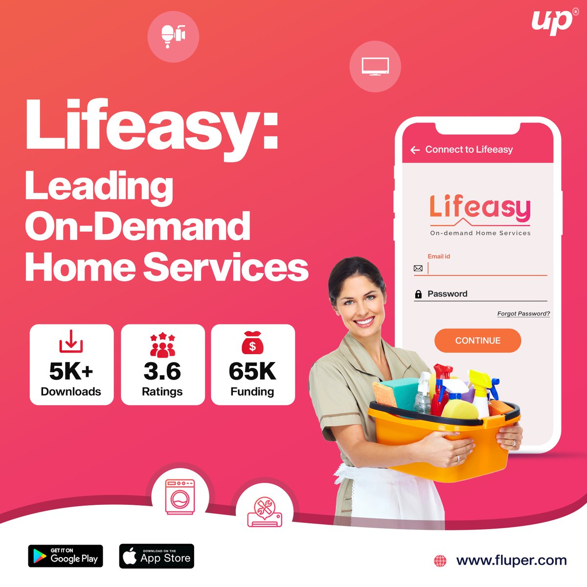 FluperOfficial's tweet photo. Lifeasy is the leading on-demand home service provider app that allows users to find, Book, and manage multiple home Service & Repair requirements.
Get the app with Fluper, a renowned mobile app development company.
#fluper #MobileApp #appdevelopment #lifeasy https://t.co/M9q1BaRK3c