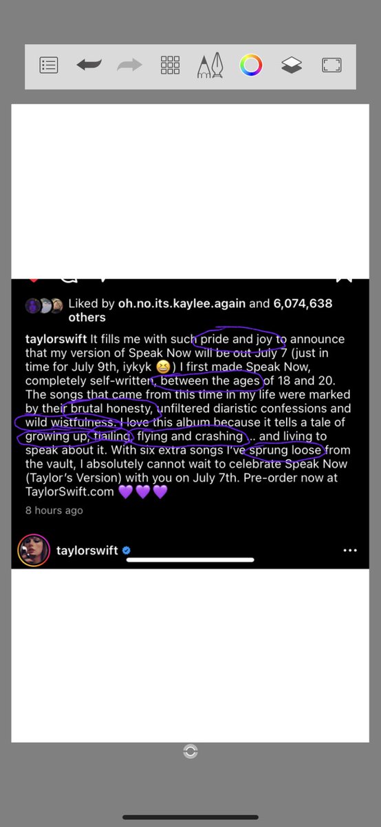 SUNFLOWERVOL128's tweet photo. Currently trying to figure out what the 6 new songs are. Am I overthinking? Maybe. Maybe not. Doesn’t matter. #SpeakNow #TaylorSwift #TaylorsVersion #Swifties #erastour https://t.co/y1xxtrqgJ5