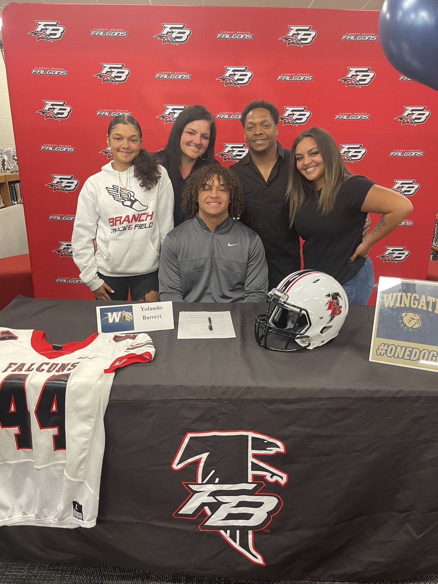 Branch Football Players Drake Smitherman, Brandon Shiloh, and Yolando Barrett will take their talents to Wingate University next year.  Proud of you guys!