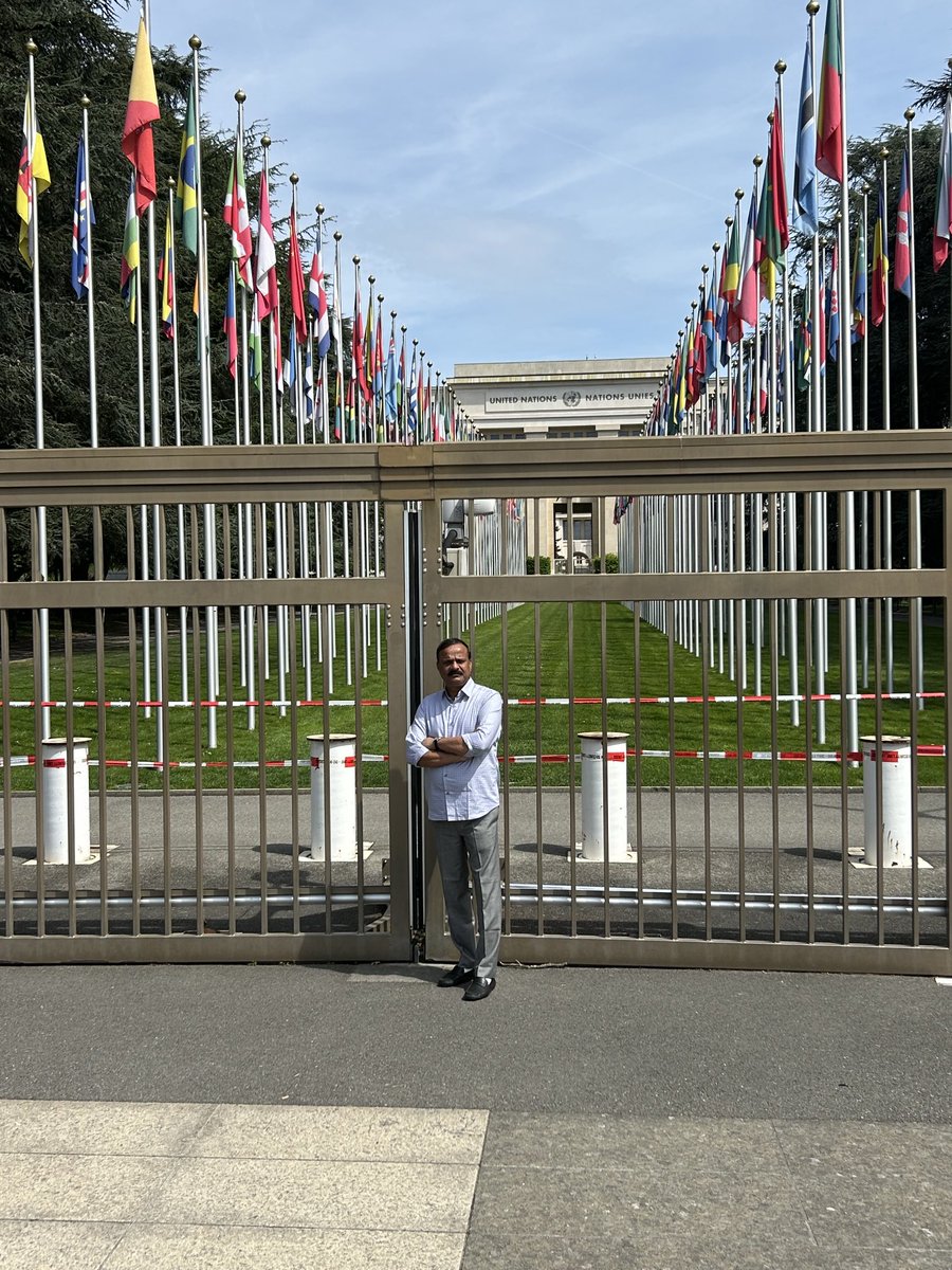 karne_prabhakar's tweet photo. UNO in Geneva ⁦@BRSparty⁩ https://t.co/btVdgnnRrT