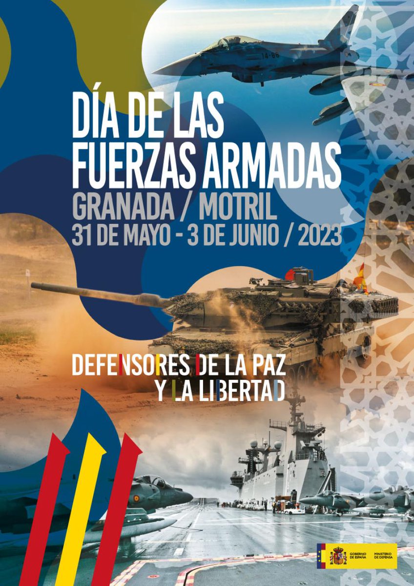 Felicita a los hombres y mujeres de las #FuerzasArmadas en su día
Envía tu vídeo de felicitación a webmaster@et.mde.es
Formato horizontal. Duración 10 seg
"Defensores de la paz y la Libertad" #DIFAS23 blgs.co/a4aw65