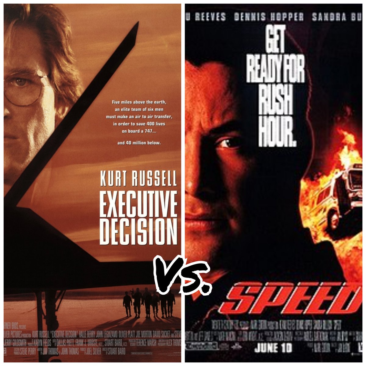 #movieduelpodcast #executivedecision #speed #popquizhotshot #90s #publictransport