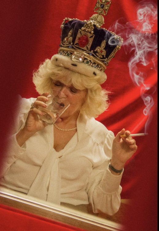 Camila esta tarde, no que no? 😂 #Coronation