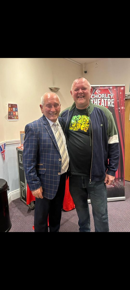 NeilHurst73's tweet photo. @TheTommyCannon brilliant nostalgic night, was an absolute pleasure to meet yourself and Bobby's boys. https://t.co/8CipY9XwGi