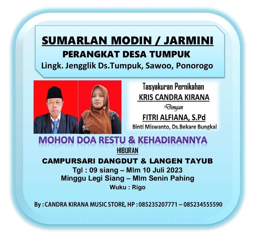 Sumarlan17's tweet photo. Moga Lancar sampai hari H https://t.co/OXqqrTKioi