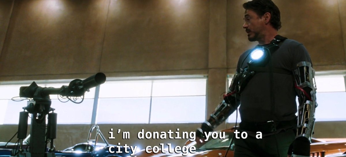 out of context tony stark tweet media