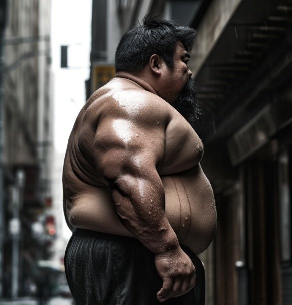 BigBullAI's tweet photo. Asian muscle chub on a rainy day in Singapore.
#bigandstrongAI #AIfantasy #strongbull #musclebull #musclechub #musclebear #chubbydad #muscledad #NSFW #gaybear #beargay #gaychub #chubbygay #bara #alphabull https://t.co/HzHYaYHI6s