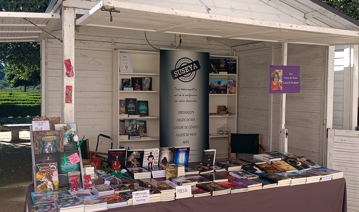 Suseyaediciones's tweet photo. Seguimos de ferias por toda España 🙃. Os esperamos el 6 y 7 de mayo en la Feria del libro de Boadilla del Monte.
#BoadilladelMonte #FeriadelLibro
#eventos https://t.co/TpqLL15AdV