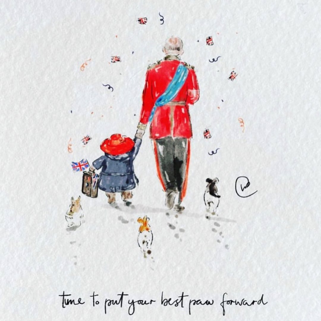 Time to put your best paw forward. 

#TheKingOfEngland #KingCharles #Paddington #kingscoronation2023 

👑🤴🇬🇧🐾