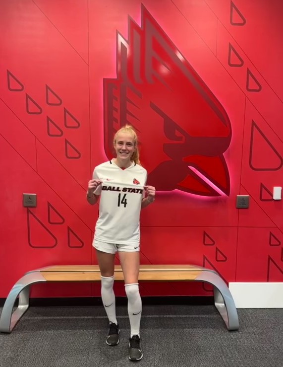 AinsleyS_15's tweet photo. It's been a long journey, but I finally found my home.  I'm grateful to announce my commitment to Ball State! Thank you to my family, coaches, and teammates who supported me. Proud to be a Cardinal!
#ChirpChirp x #WeFly 
@BallStateSoccer @2006OEECNL @Mason_W_Soccer  @ohioelite https://t.co/jrSQETp7U0