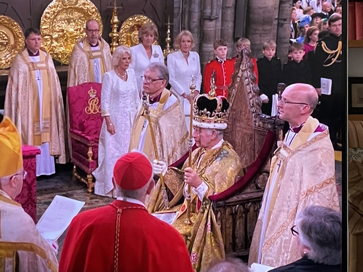 For the first time since the Reformation, a Catholic bishop, Cardinal Vincent Nichols, participated in a coronation ceremony of a British monarch and invoked a blessing on King Charles III.  Cardinal Pietro Parolin, Secretary of State, was present too and represented Pope Francis