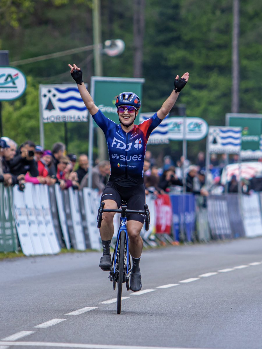 Victory for @GLBrown321 on GP Plumelec-Morbihan 🥇🤩 📸 : Nicolas Vaucouleur