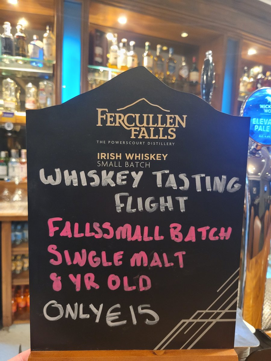 So happy to launch our Fercullen Irish Whiskey Tasting Menu at The Arklow Bay Hotel. Drop in and taste 3 incredible Whiskey's