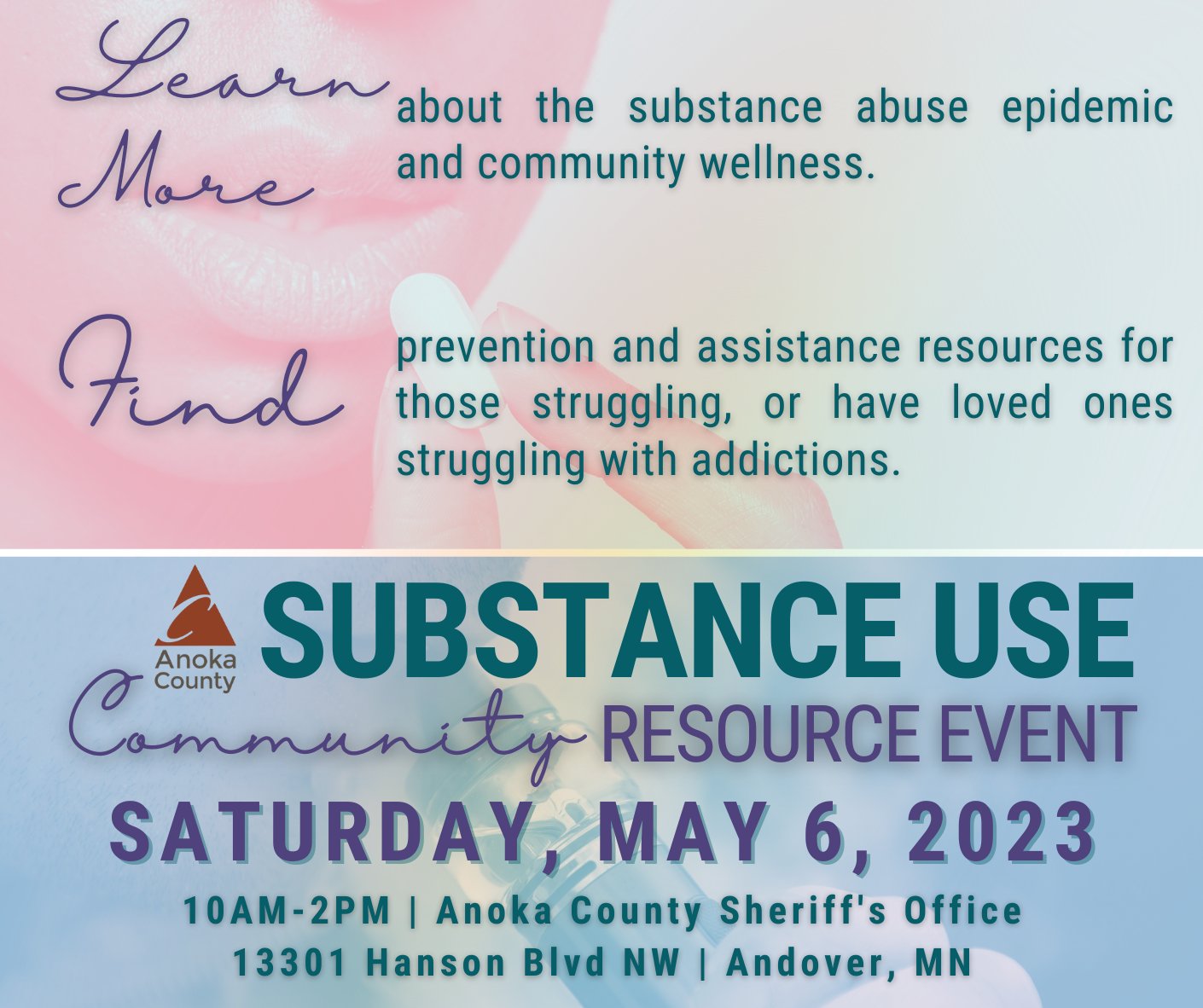 Anoka County Sheriff's Office on Twitter "TODAY is the 🆓 Substance Use