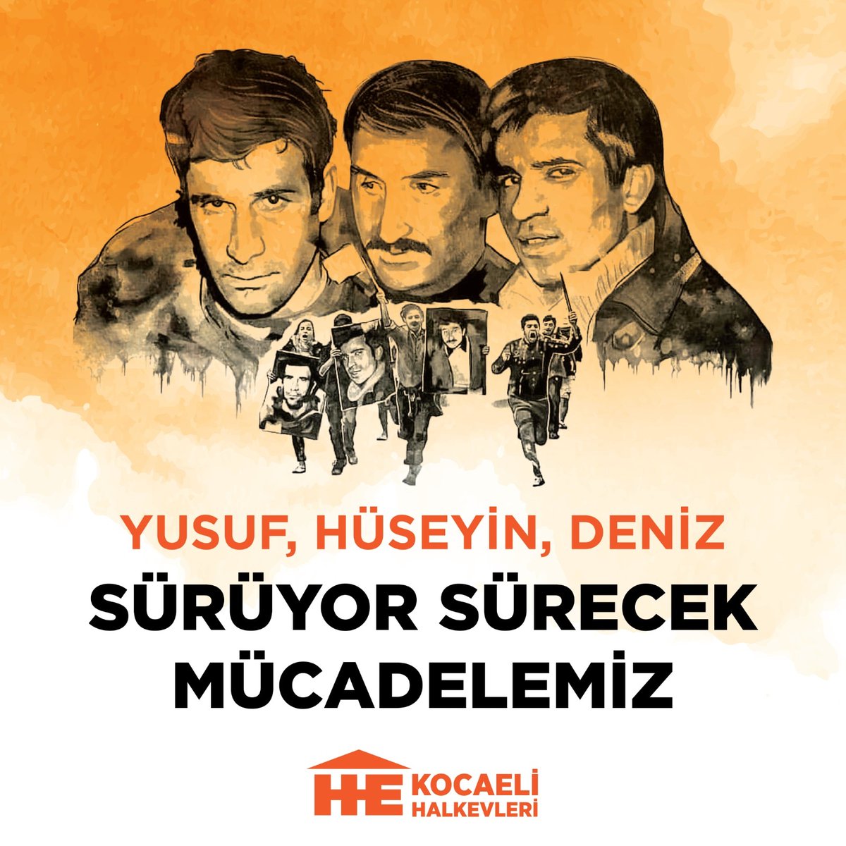 HeKocaeli's tweet photo. Bu memlekette isyanla, direnişle, kavgayla döşeli her yol denizlere çıkar. 

Emperyalizme ve faşizme karşı onların yolunda sürüyor, sürecek mücadelemiz ✊🏼 https://t.co/teTZthDBbk