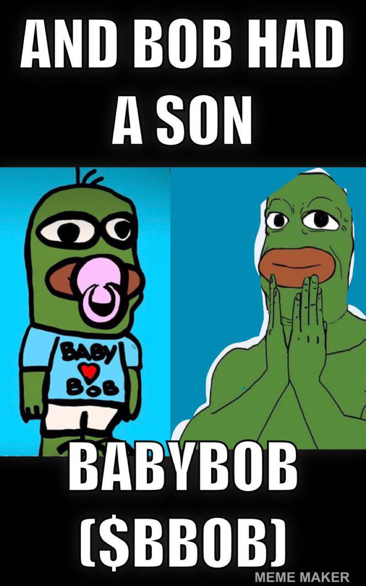 GreatSharko's tweet photo. @mandoct Imagine what baby Bob will do.
500k mc. Enough said.
$BOB $BBOB $PEPE #BABYBOB https://t.co/2LmCF0iLrH