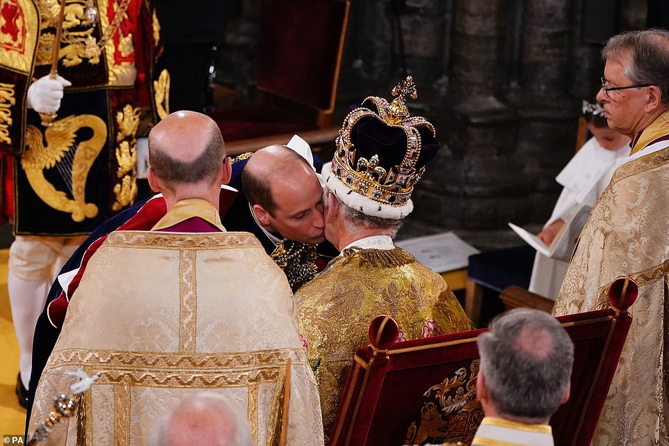 danwootton's tweet photo. The King's pitch perfect ceremony assures this will not be the last Coronation.
Charles and William, whose once rocky relationship has been transformed to an unbreakable union of mutual respect and love, have never been more at one.
🇬🇧🇬🇧🇬🇧 https://t.co/2PAATUq0zB