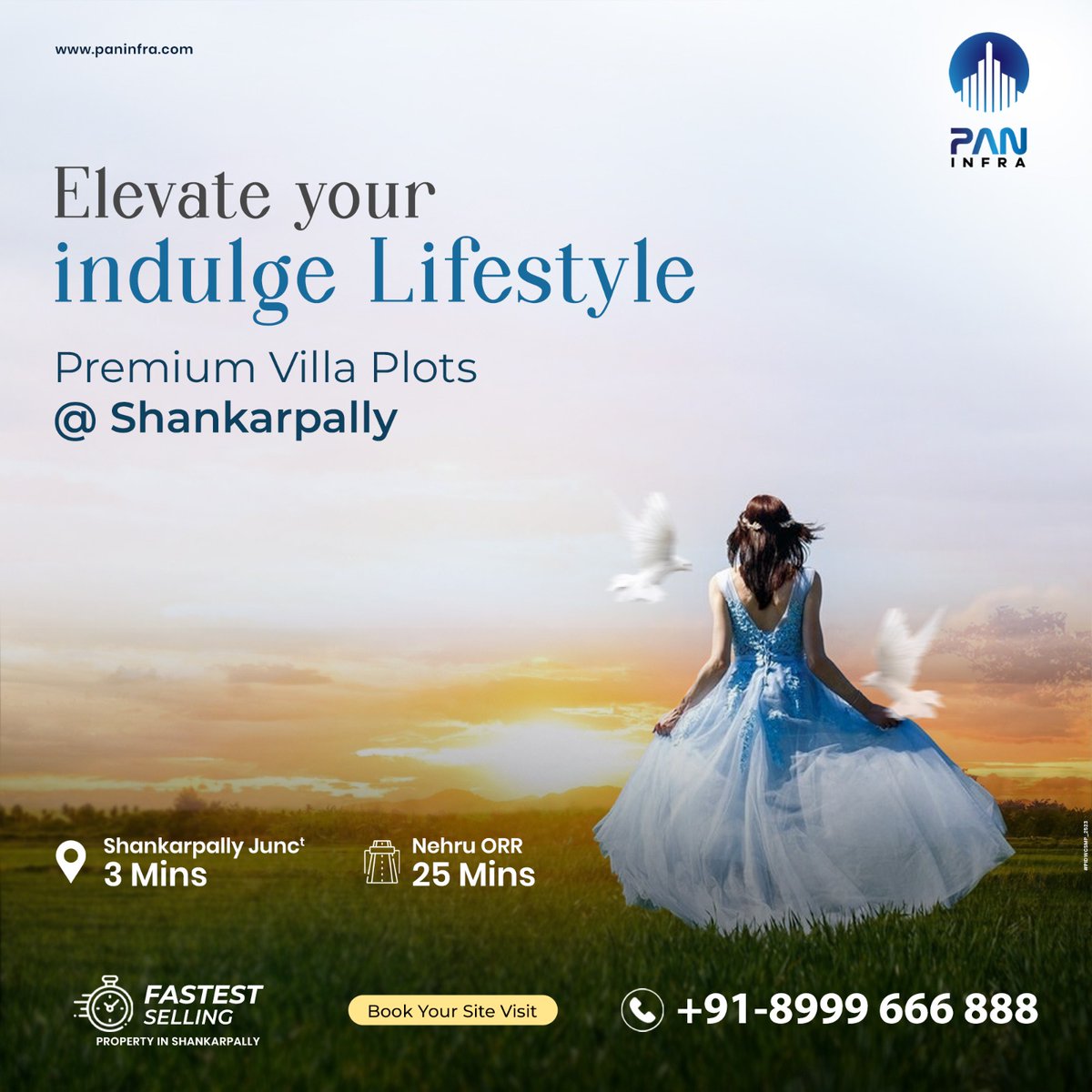 Looking to build your dream home in Shankarpally?
Pan Western County luxurious villa plots are the perfect solution. 

💰Book now - 8999666888

#PANINFRA #DreamHome #LuxuryLiving #PlotsforsaleinShankarpally #GatedCommunityPlots