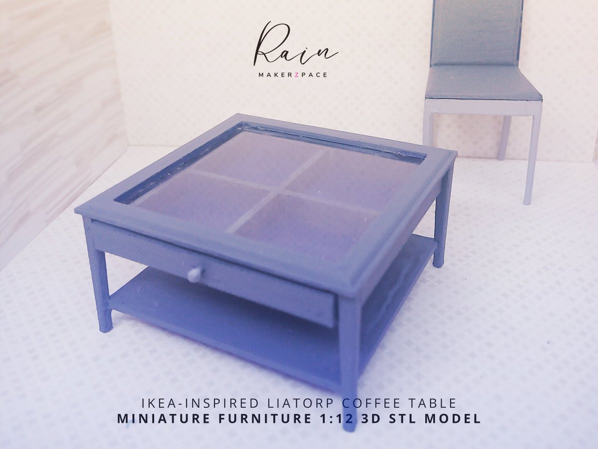 RainMakerZpace's tweet photo. Here's our shrunken version of IKEA LIATORP Coffee Table! 😂 Print in white, black or gray - your call!
Get the file and 3D print your own!
Click: ➡️ https://t.co/oSiAU0YErI
#MiniatureFurniture #3DPrinting #Liatrop #MiniatureGarden #DollhouseFurniture #MiniIKEA #Miniature https://t.co/RsUivZ11Bu