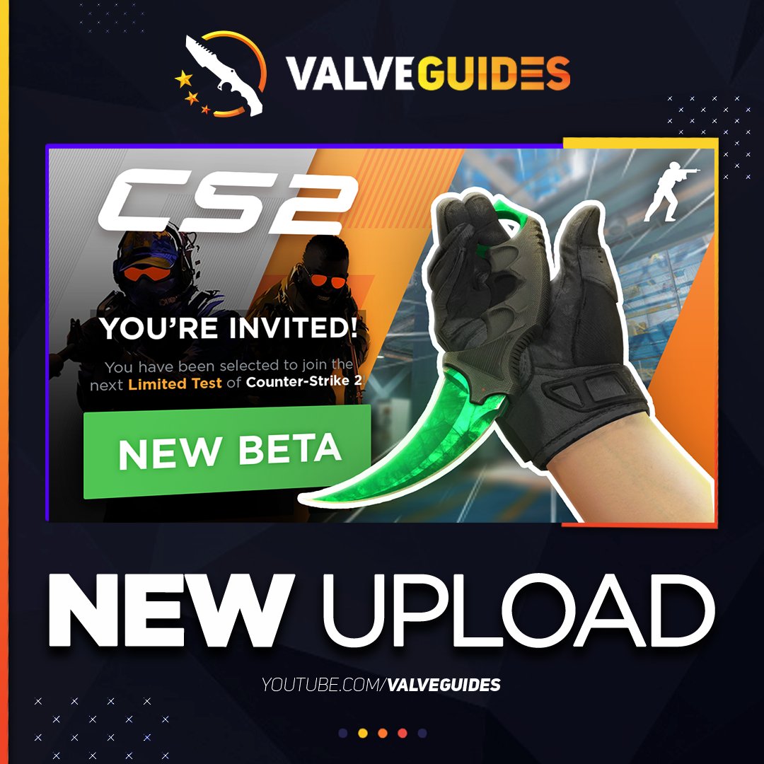 Valve_Guides's tweet photo. N E W    V I D E O   O U T    N O W ‼️👇
The New CS2 Beta is Dropping VERY SOON
https://t.co/7E1gTdijJl https://t.co/igIkxUY7tU