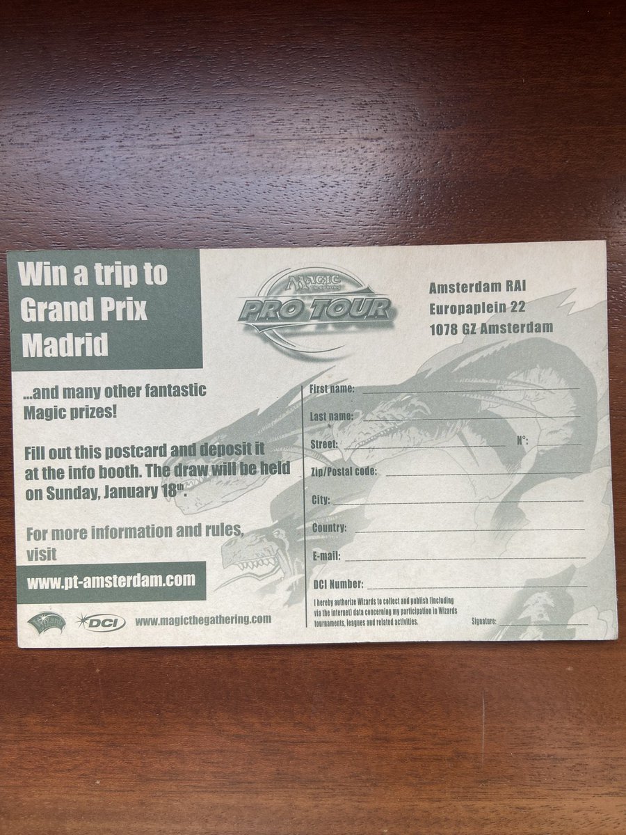 droogs87's tweet photo. Old memories @wizards_magic #protour #magic #ptq @rpgeeks_ @Ausi1983 @Sampras1987 https://t.co/uVhiUi6oFO