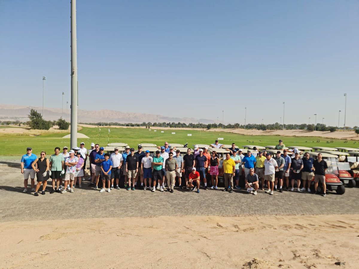 JasonChennault's tweet image. Fun to join the various NEOM projects golfers and have some fun for a good cause #ProjectSea We raised quite a bit of money for RedSea clean up in Aqaba. @PaspalumMad had the course playing well as usual