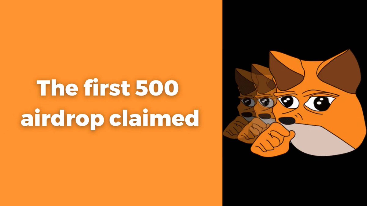 foxeghost's tweet photo. 🦊 The largest 500 airdrops have been claimed! 💥 Did you enjoy the $FOXE ? like ❤️ if you did! 

The airdrop will end in a week and $FOXE will be the forever love. 

1,777,319 more airdrops are waiting for you! 🚀 #Airdrop #Foxe 

Claim your airdrop https://t.co/xBRCEpeQn5! https://t.co/LTOQiSWBIm
