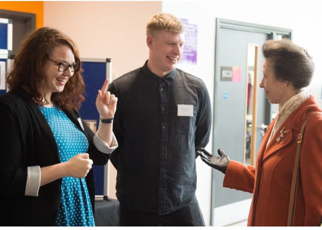 Good day to dig out the photo of me giving princess Anne some real sass