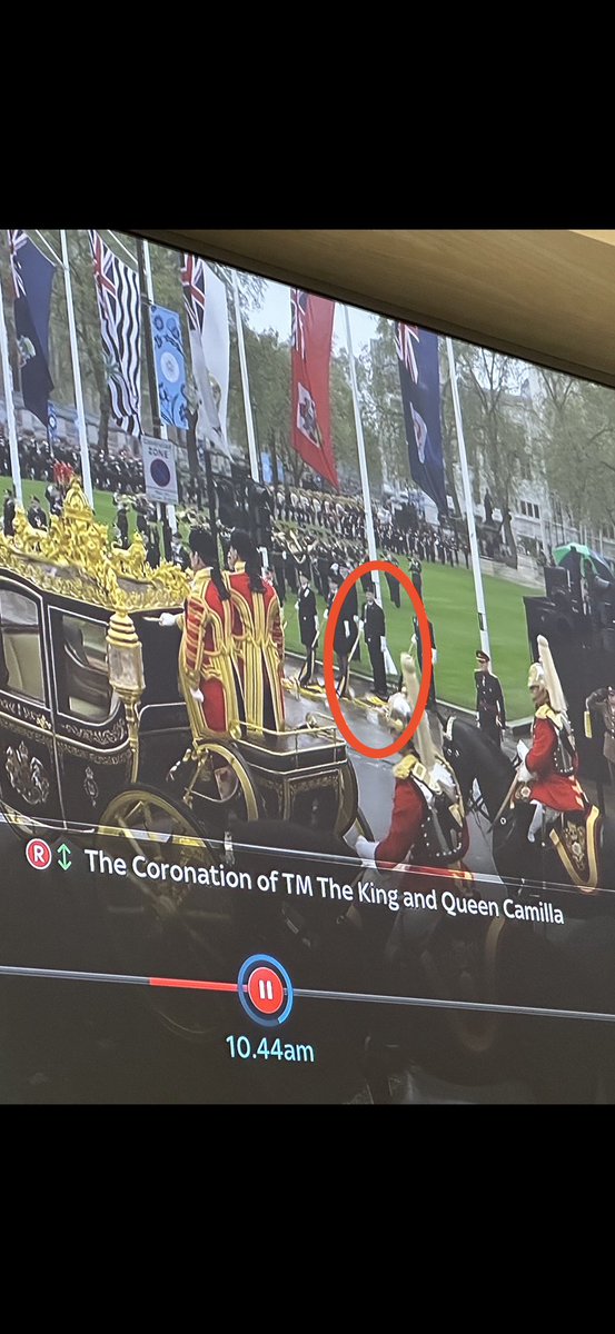 My husband has had the honour of taking part in the #coronation today #proud #whataprivilege #memories