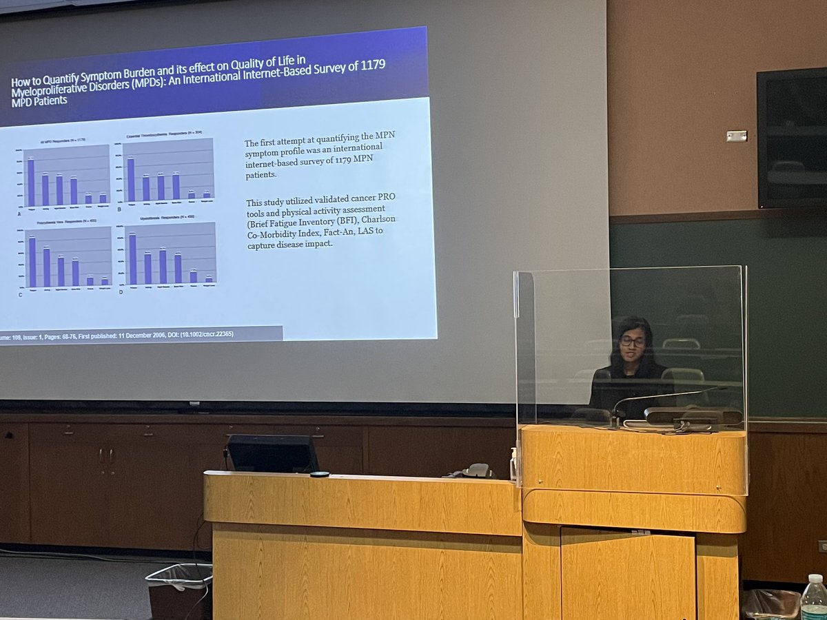 My first Grands Rounds <a href="/UTHealthSA/">UT Health San Antonio</a> on Patient Reported Outcomes and Symptom Burden in MPN. While MPN has been a poster child on incorporating PROs in trials and practice, we need more data on PRO-Adverse event reporting. Following the foot steps of <a href="/mpdrc/">Ruben A. Mesa, MD</a> <a href="/RobynScherber/">Robyn M. Scherber MD</a>