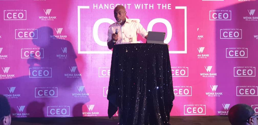 PluggedDaily_'s tweet photo. The 78th and 6th year anniversaries of Wema/Alat celebration continues as they organize a Town Hall meeting tagged: "Hangout With The CEO" #SoundsOfAlat https://t.co/jr5Xh0P7G9