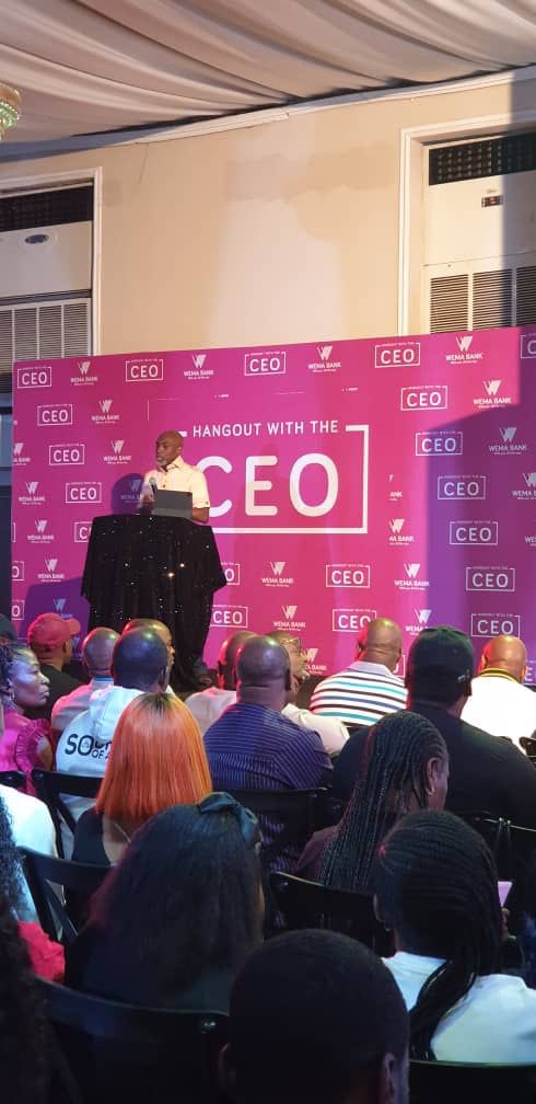 PluggedDaily_'s tweet photo. The 78th and 6th year anniversaries of Wema/Alat celebration continues as they organize a Town Hall meeting tagged: "Hangout With The CEO" #SoundsOfAlat https://t.co/jr5Xh0P7G9