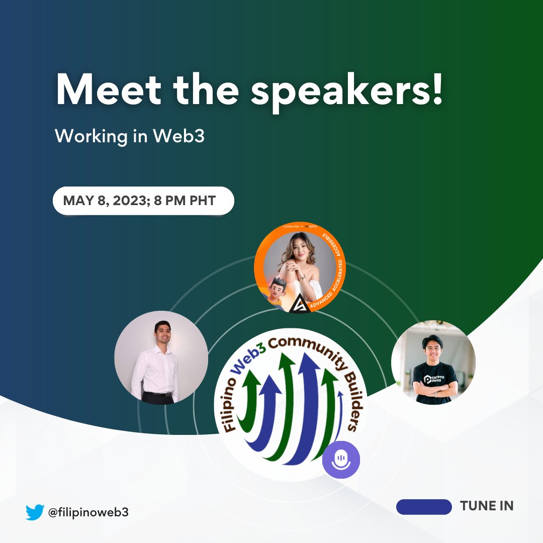 filipinoweb3's tweet photo. ๐ฃ MEET THE SPEAKERS!
๐ @jqcryptoph
๐ Founder of @cryptopinascp & Recurra. A Content Creator on various social media. Creating content on educating Filipinos about blockchain technology.
๐Set reminder here: https://t.co/FUfxp0iLg0
#FilipinoWeb3 #WorkingInWeb3 #Web3 https://t.co/JbWyY1i7or