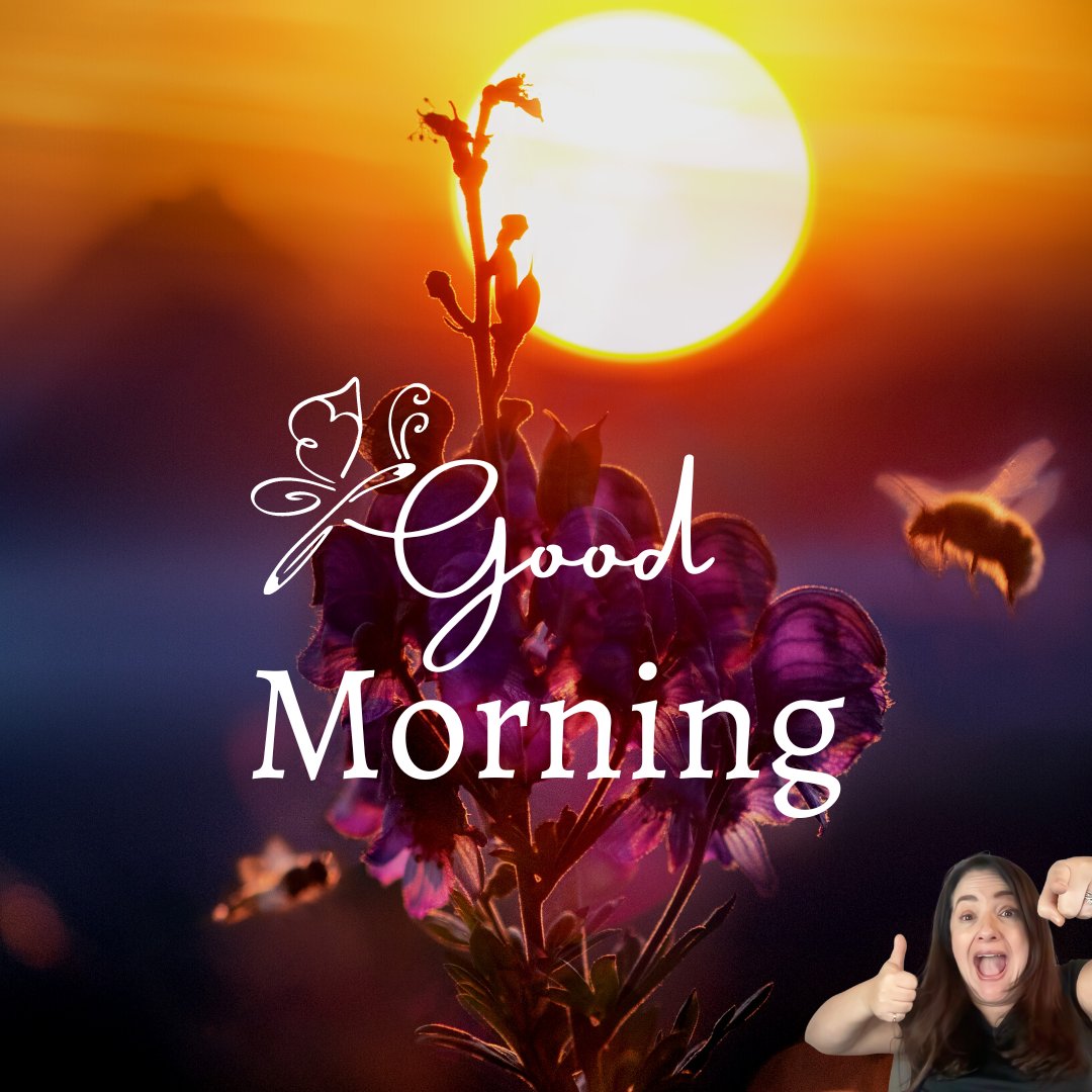 Hey, hey!  Good Morning to you!  It's the WEEKEND.  What do you have planned?