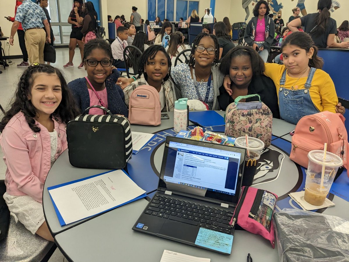 FHERangerBear's tweet photo. So proud of our students at the Broward Elementary Debate Championship! Way to go Valentina, Caitlin, Mackenna, Shaniyah, Sanya, and Valentina! Thank you, Mrs. Herman, for your mentorship! https://t.co/9em3AX2UUJ
